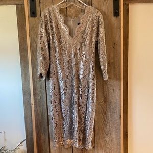 Tadashi Shoji Sequined Cocktail Dress